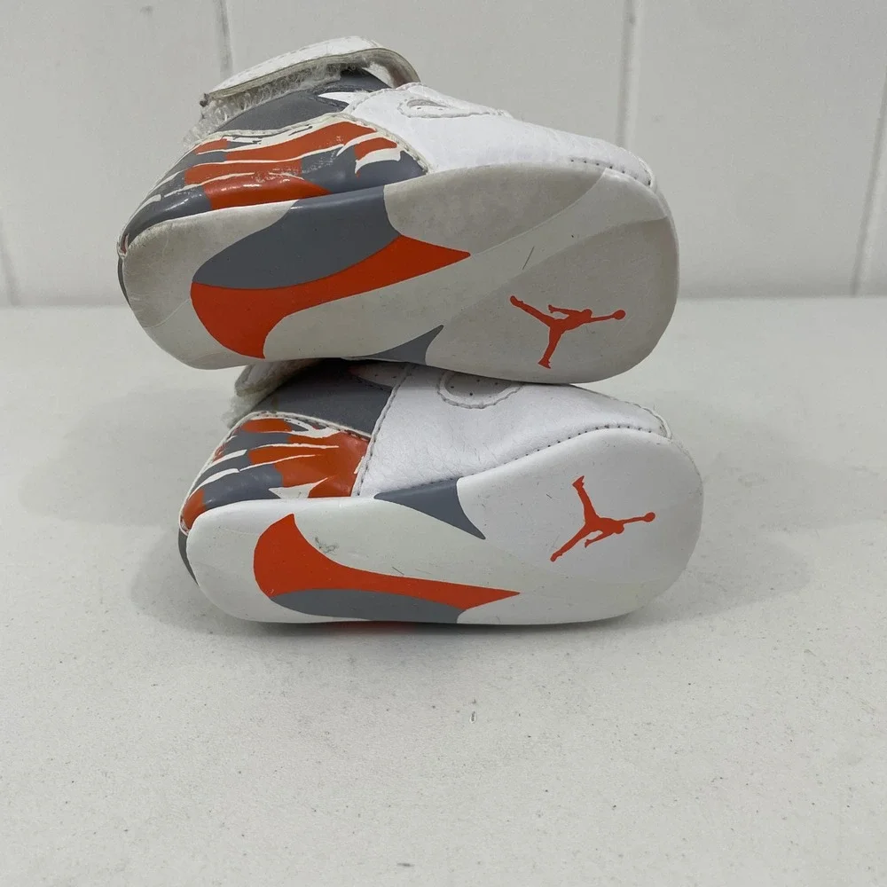 Air Jordan VIII 8 Orange Blaze/Stealth 2007 305362-102 Toddler Soft 1C NO BOX